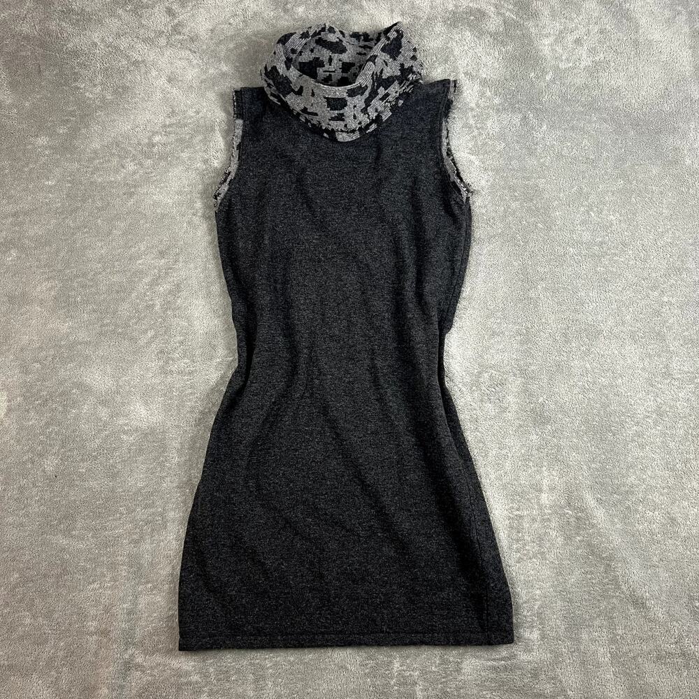 Elisabetta Franci Dress Womens S Wool Made in Italy Turtleneck Mini Dress‎ NWT